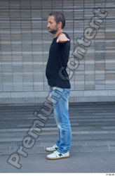 Whole Body Man T poses White Casual Average Standing Street photo references